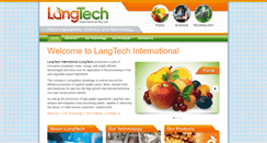 Desktop Screenshot of langtech.com.au