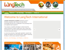 Tablet Screenshot of langtech.com.au